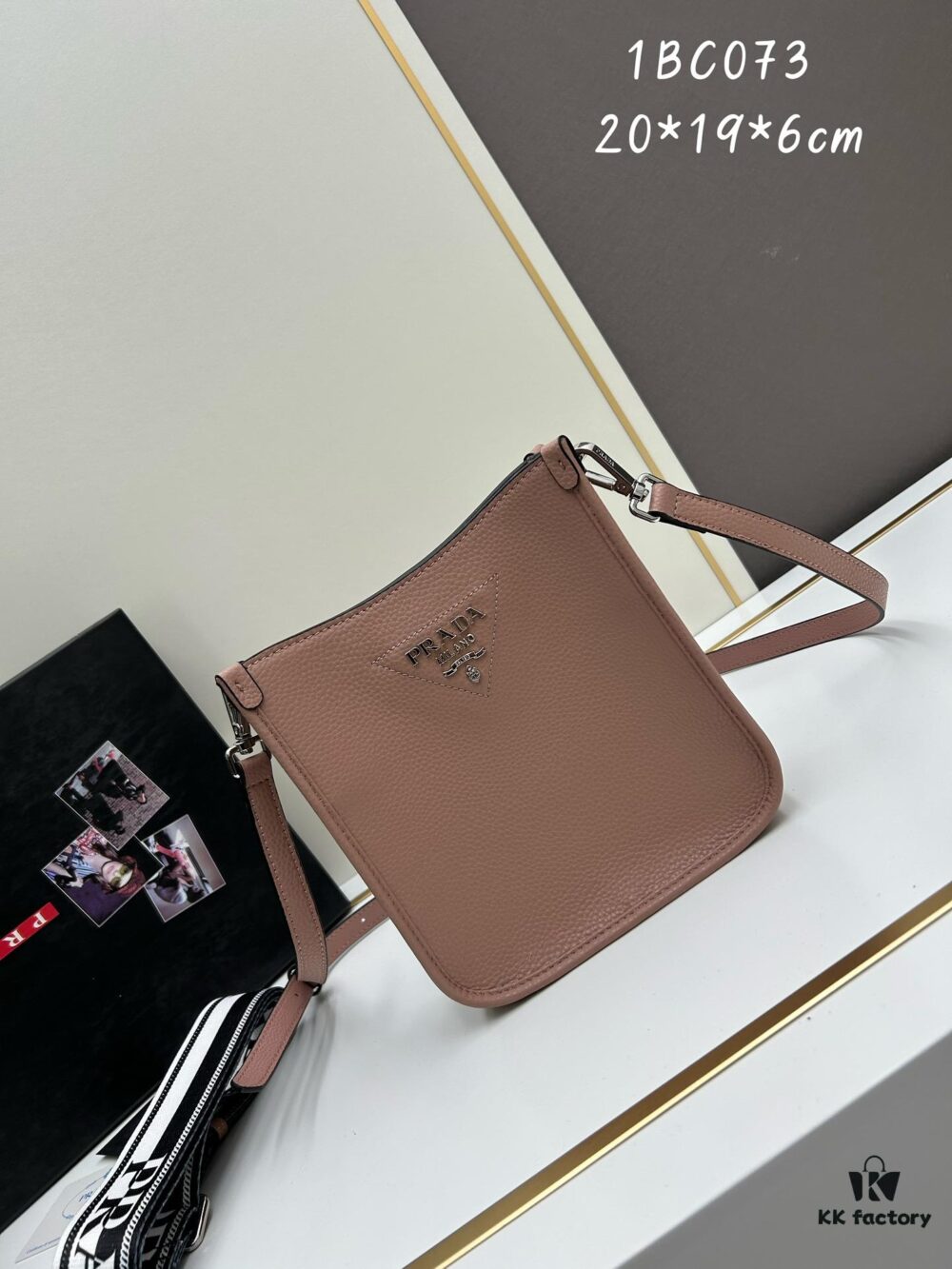 6930b8836e68136f4d9ae3ad High-Quality PRADA Shoulder Crossbody Bag - Imported Full-Grain Leather, Mini Style with Detachable Double Straps