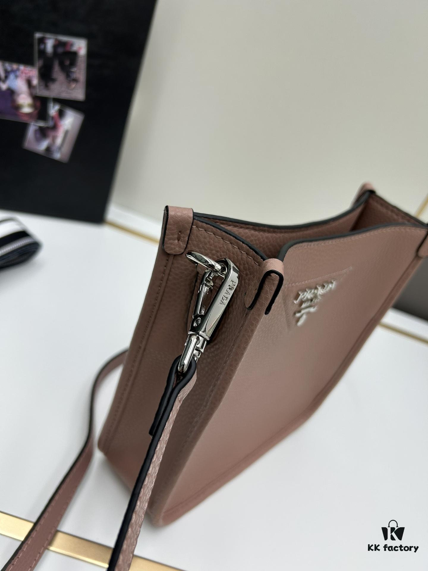 6930b8866e68136f4d9ae3b1 High-Quality PRADA Shoulder Crossbody Bag - Imported Full-Grain Leather, Mini Style with Detachable Double Straps