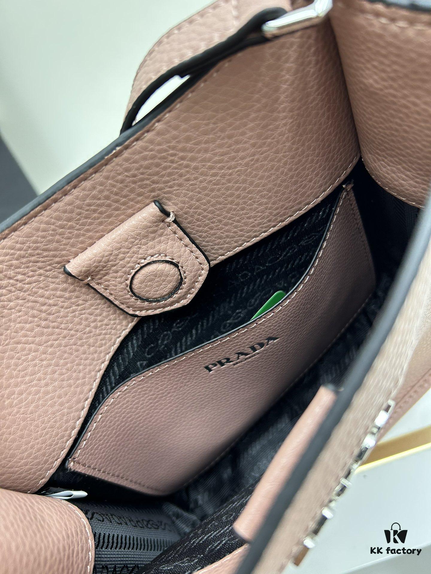 6930b8876e68136f4d9ae3b3 High-Quality PRADA Shoulder Crossbody Bag - Imported Full-Grain Leather, Mini Style with Detachable Double Straps