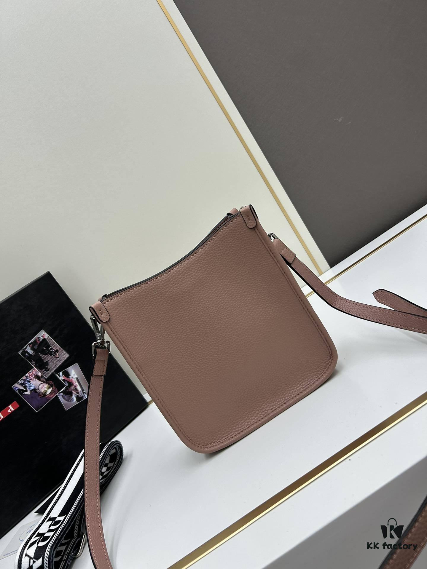 6930b8876e68136f4d9ae3b4 High-Quality PRADA Shoulder Crossbody Bag - Imported Full-Grain Leather, Mini Style with Detachable Double Straps