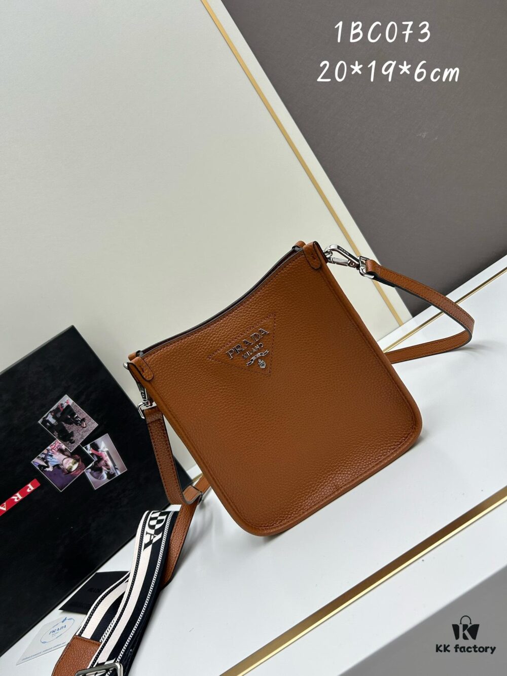 6930b8876e68136f4d9ae3b5 High-Quality PRADA Shoulder Crossbody Bag - Imported Full-Grain Coarse Crispy Calf Leather, Detachable Dual Straps (Leather Strap + Lettered Fabric Strap), Metal Logo, Magnetic Closure