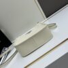 High-Quality PRADA Shoulder Crossbody Bag - Imported Full-Grain Coarse Lychee Texture Leather, Detachable Dual Straps (Leather Strap & Lettered Fabric Strap), Metal Logo, Magnetic Closure
