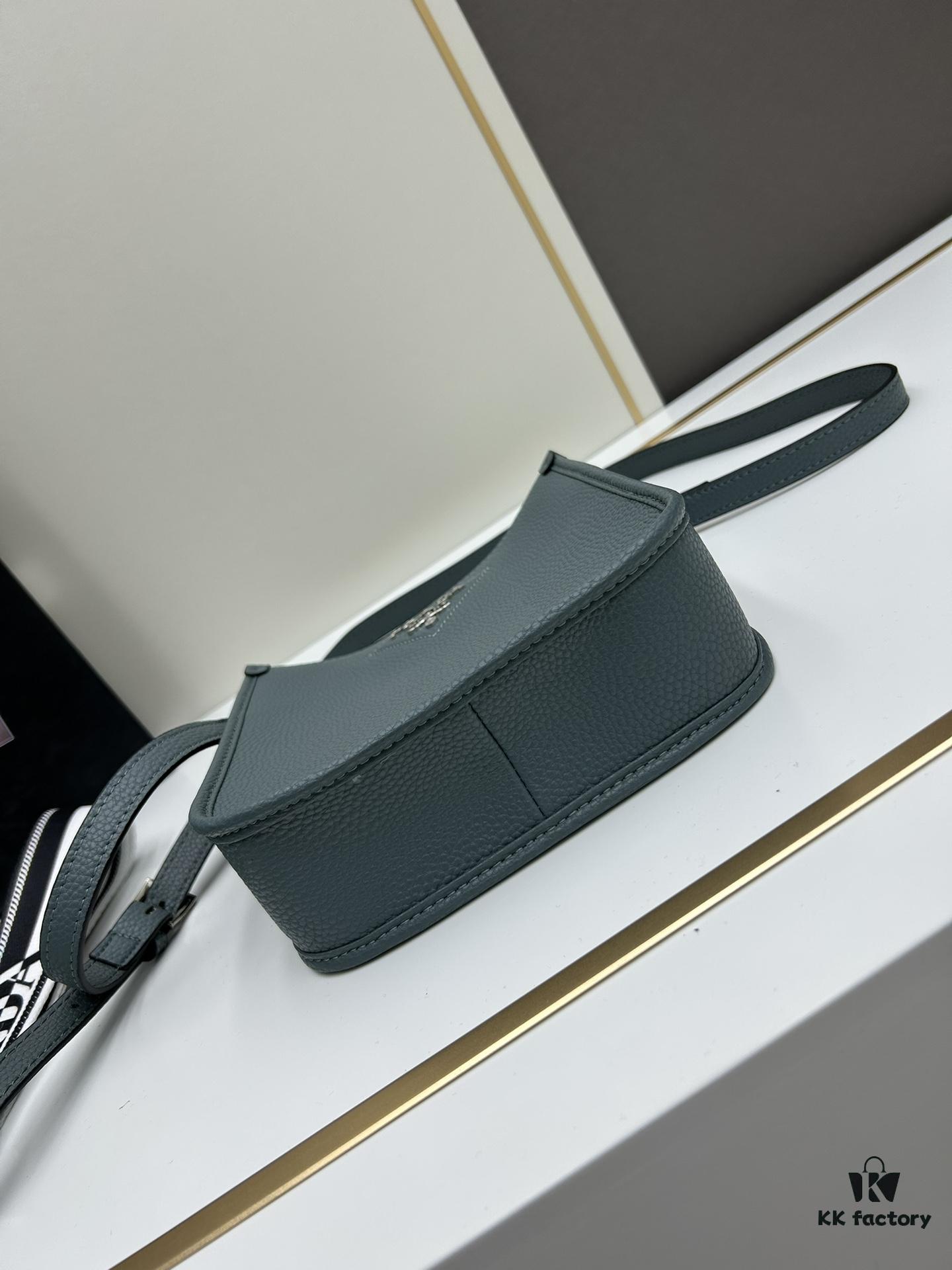 6930b89b6e68136f4d9ae3d6 High-Quality PRADA Shoulder Crossbody Bag with Dual Straps - Genuine Full-Grain Crocodile Grain Leather, Metal Logo, Removable Adjustable Shoulder Straps