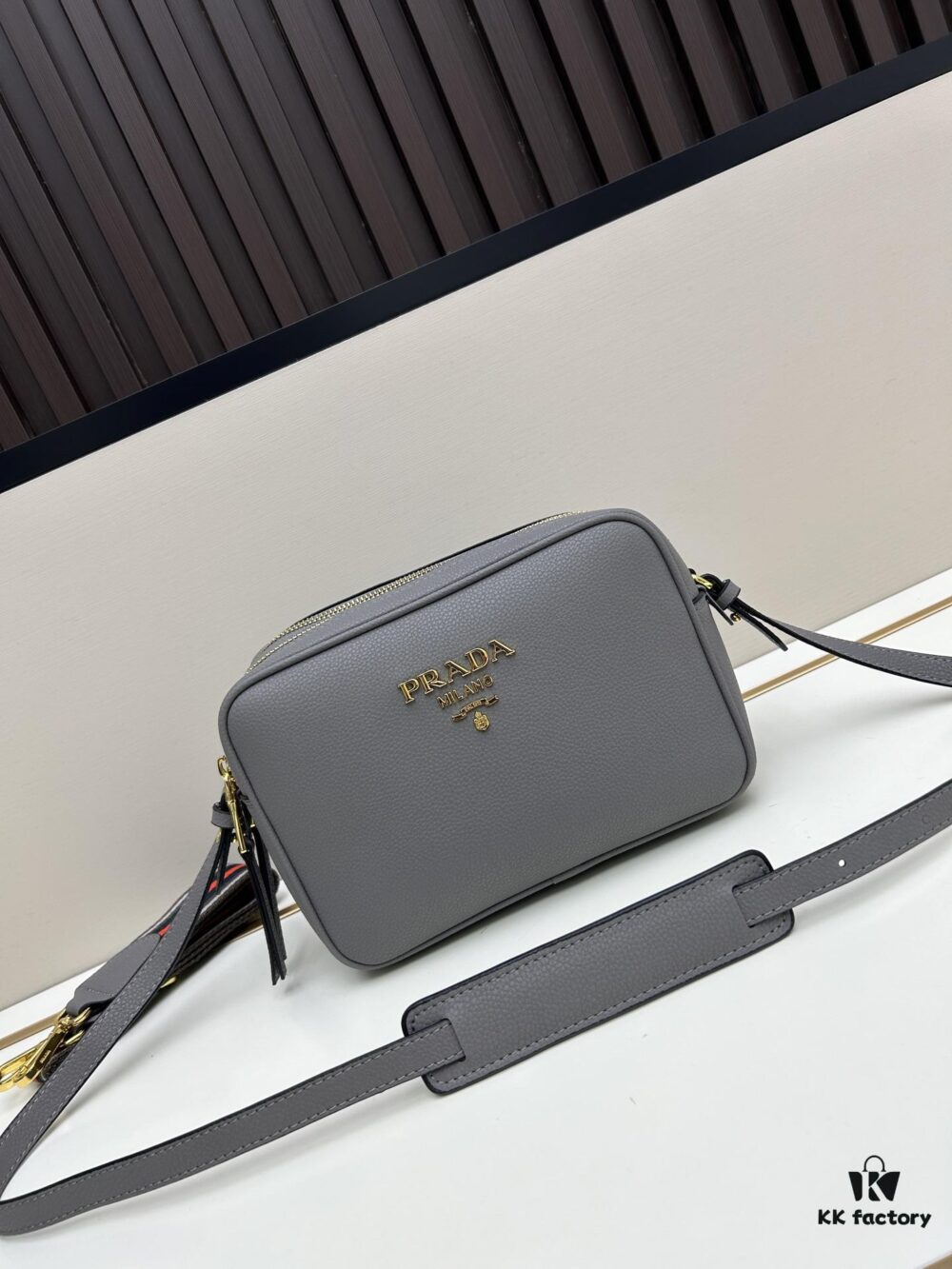 6930b8ac6e68136f4d9ae3f6 PRADA Double-Strap Camera Bag in Imported Full-Grain Coarse Crispy Calfskin