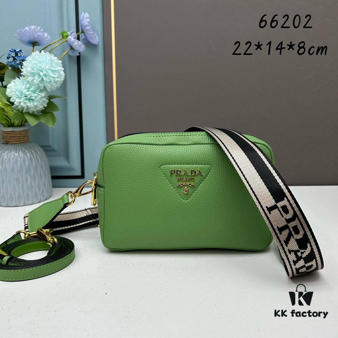 6930b8ad6e68136f4d9ae3f7 PRADA Double-Strap Camera Bag in Imported Full-Grain Coarse Crispy Calfskin