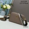 PRADA Double-Strap Camera Bag in Imported Full-Grain Coarse Crocodile Texture Leather