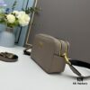 PRADA Double-Strap Camera Bag in Imported Full-Grain Coarse Crocodile Texture Leather