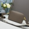 PRADA Double-Strap Camera Bag in Imported Full-Grain Coarse Crocodile Texture Leather