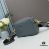 6930b8ba6e68136f4d9ae412 PRADA Dual-Shoulder Camera Bag in Imported Full-Grain Coarse Crispy Calfskin