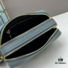 6930b8bb6e68136f4d9ae416 PRADA Dual-Shoulder Camera Bag in Imported Full-Grain Coarse Crispy Calfskin