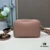 6930b8c86e68136f4d9ae42e PRADA Double-Strap Camera Bag in Imported Full-Grain Coarse Lychee-Textured Cowhide Leather