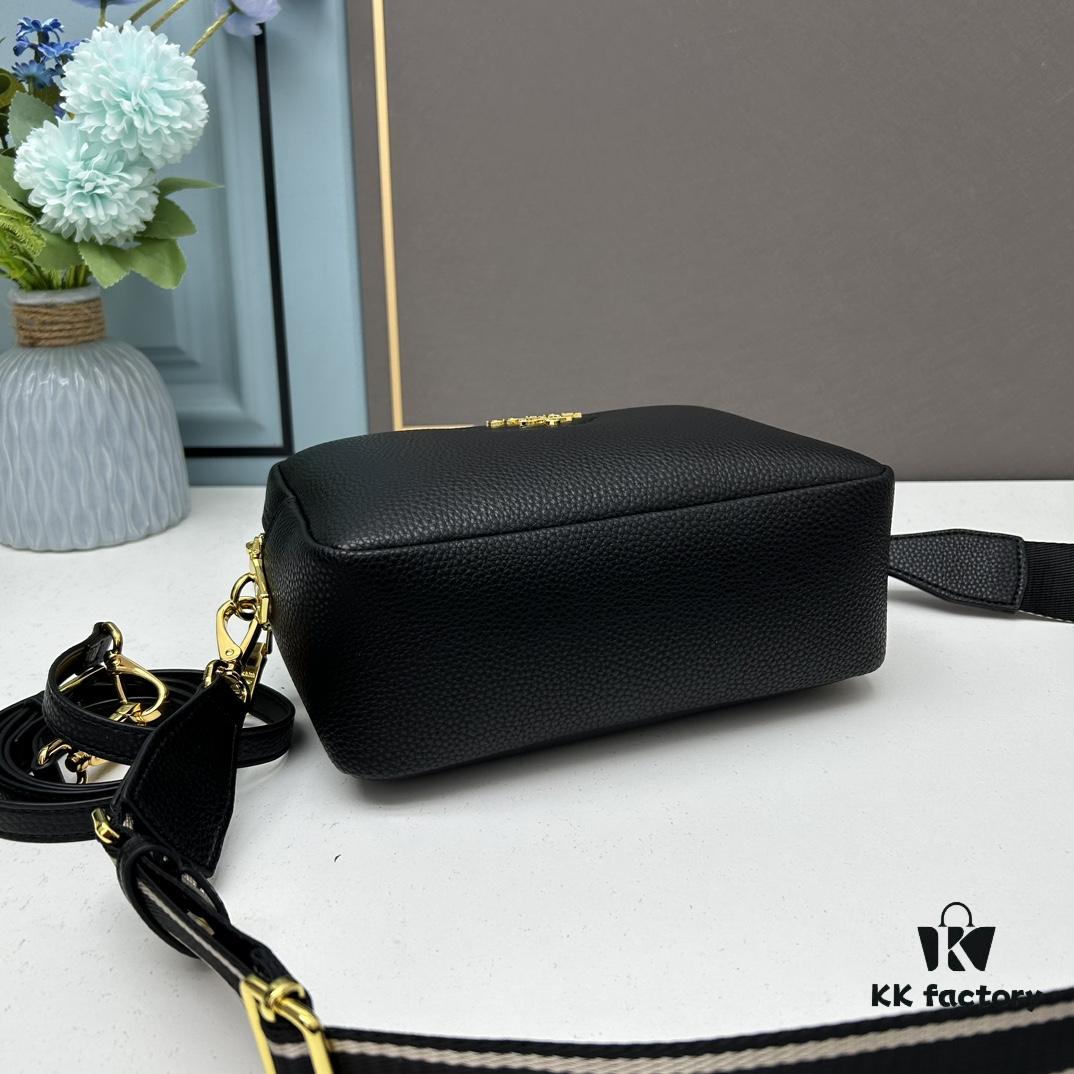 6930b8ce6e68136f4d9ae439 PRADA Double-Strap Camera Bag in Imported Full-Grain Coarse Crispy Calfskin