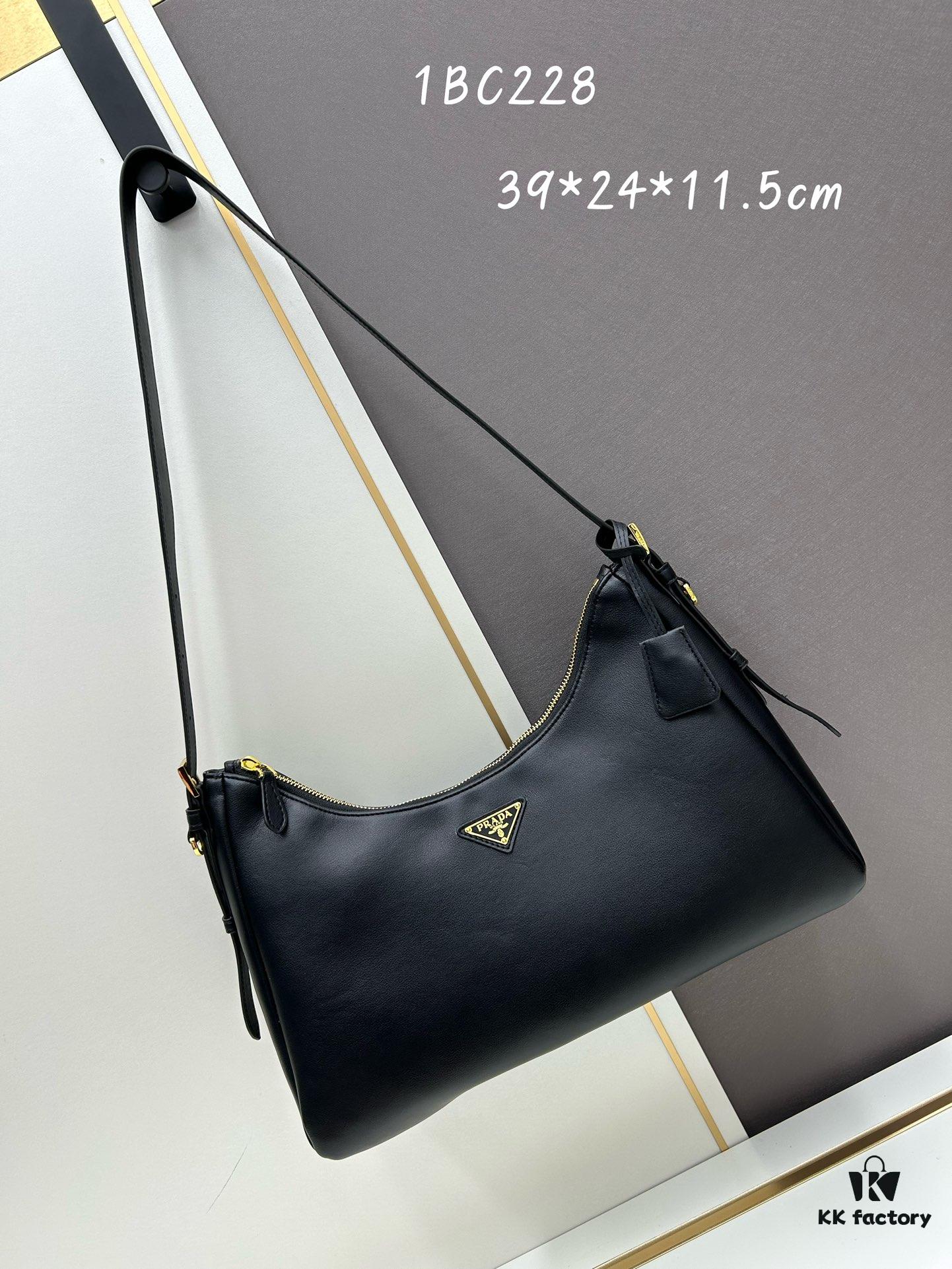 6930b8e46e68136f4d9ae45f Prada Latest Handbag (Grainy Calfskin Strap) - New Shoulder Bag Inspired by Hobo Silhouette