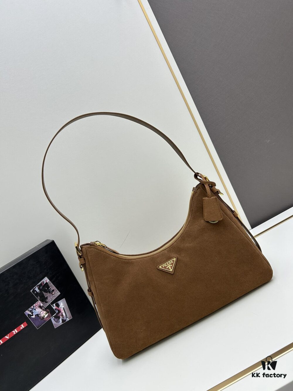 6930b8ef6e68136f4d9ae476 Original Quality + Matching Cabinet Hardware 🌹 (Suede Nubuck) Prada's Latest Handbag 🎉🎉🎉 New Shoulder Bag Inspired by Hobo Silhouette