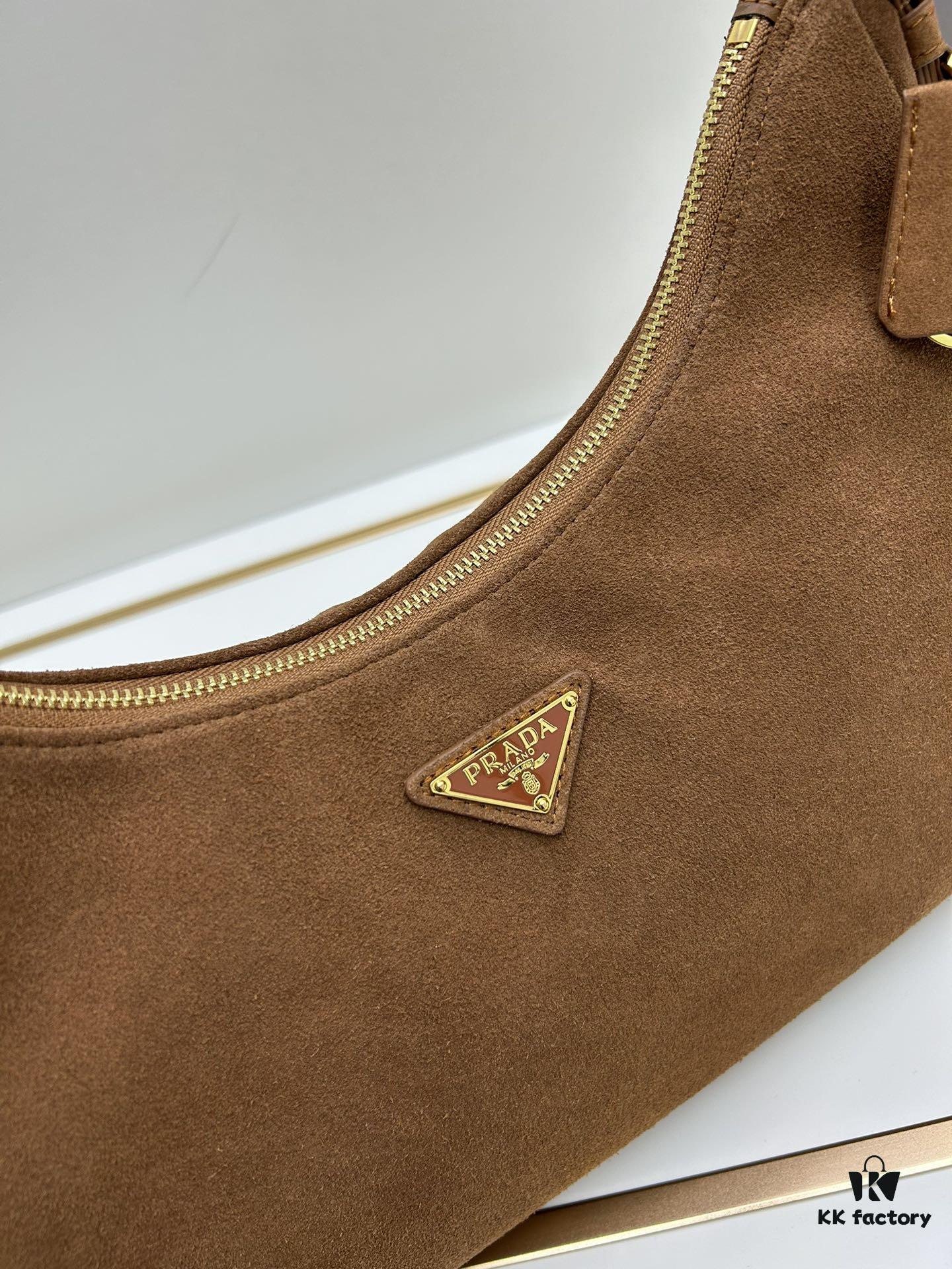 6930b8f16e68136f4d9ae479 Original Quality + Matching Cabinet Hardware 🌹 (Suede Nubuck) Prada's Latest Handbag 🎉🎉🎉 New Shoulder Bag Inspired by Hobo Silhouette