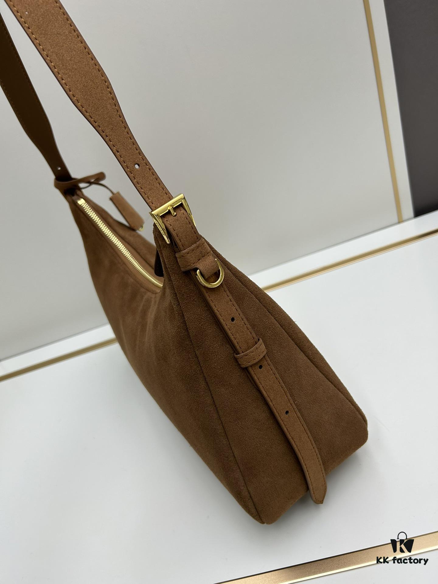 6930b8f16e68136f4d9ae47a Original Quality + Matching Cabinet Hardware 🌹 (Suede Nubuck) Prada's Latest Handbag 🎉🎉🎉 New Shoulder Bag Inspired by Hobo Silhouette