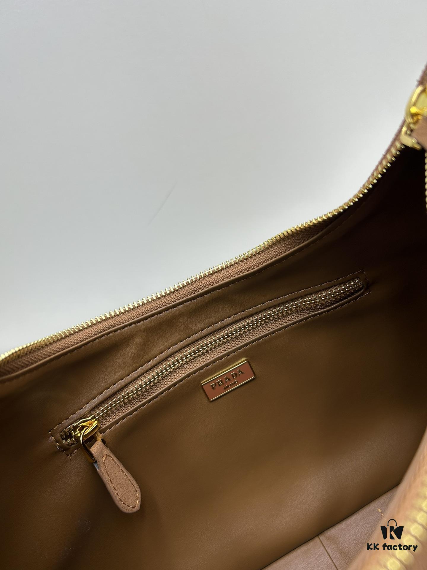 6930b8f46e68136f4d9ae47e Original Quality + Matching Cabinet Hardware 🌹 (Suede Nubuck) Prada's Latest Handbag 🎉🎉🎉 New Shoulder Bag Inspired by Hobo Silhouette