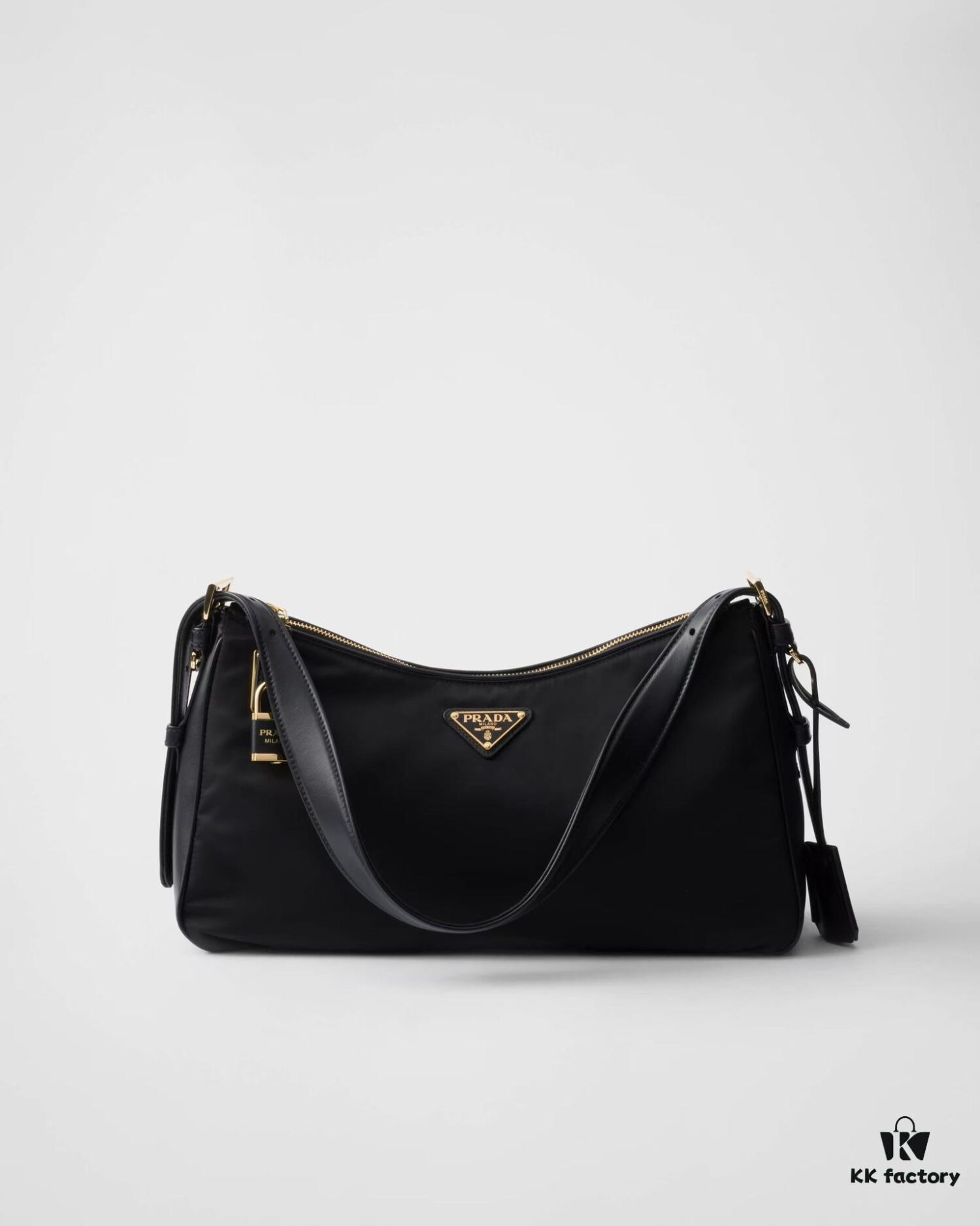 6930b8f96e68136f4d9ae489 PRADA Counter New Arrival (Full Leather Series) - Original Order Quality with Authentic Hardware, Wrinkled Lacquer Cowhide and Suede Shoulder Bag