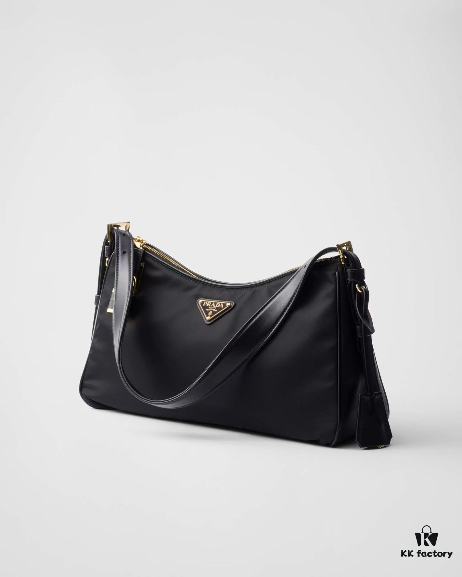 6930b8fb6e68136f4d9ae48c PRADA Counter New Arrival (Full Leather Series) - Original Order Quality with Authentic Hardware, Wrinkled Lacquer Cowhide and Suede Shoulder Bag