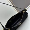 6930b8fc6e68136f4d9ae491 PRADA New Arrival Genuine Leather Shoulder Bag - Full Grain Wrinkled Lacquer Cowhide & Suede with Enamel Triangle Logo