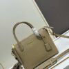 6930b9016e68136f4d9ae496 PRADA Classic Reissue Leather Bag with Dual Shoulder Straps, Calfskin with Jacquard Logo Lining, Gold-Tone Hardware, Removable Adjustable Leather and Colorful Fabric Straps