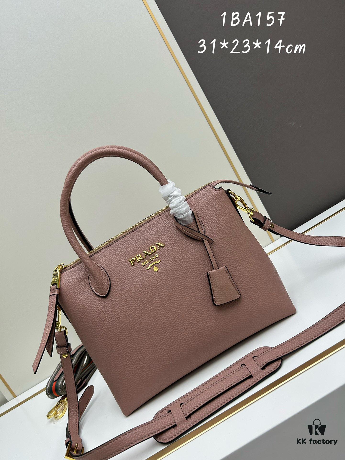 6930b9036e68136f4d9ae49d PRADA Classic Reissue Leather Bag with Dual Shoulder Straps, Calfskin with Jacquard Logo Lining, Gold-Tone Hardware, Removable Adjustable Leather and Colorful Fabric Straps