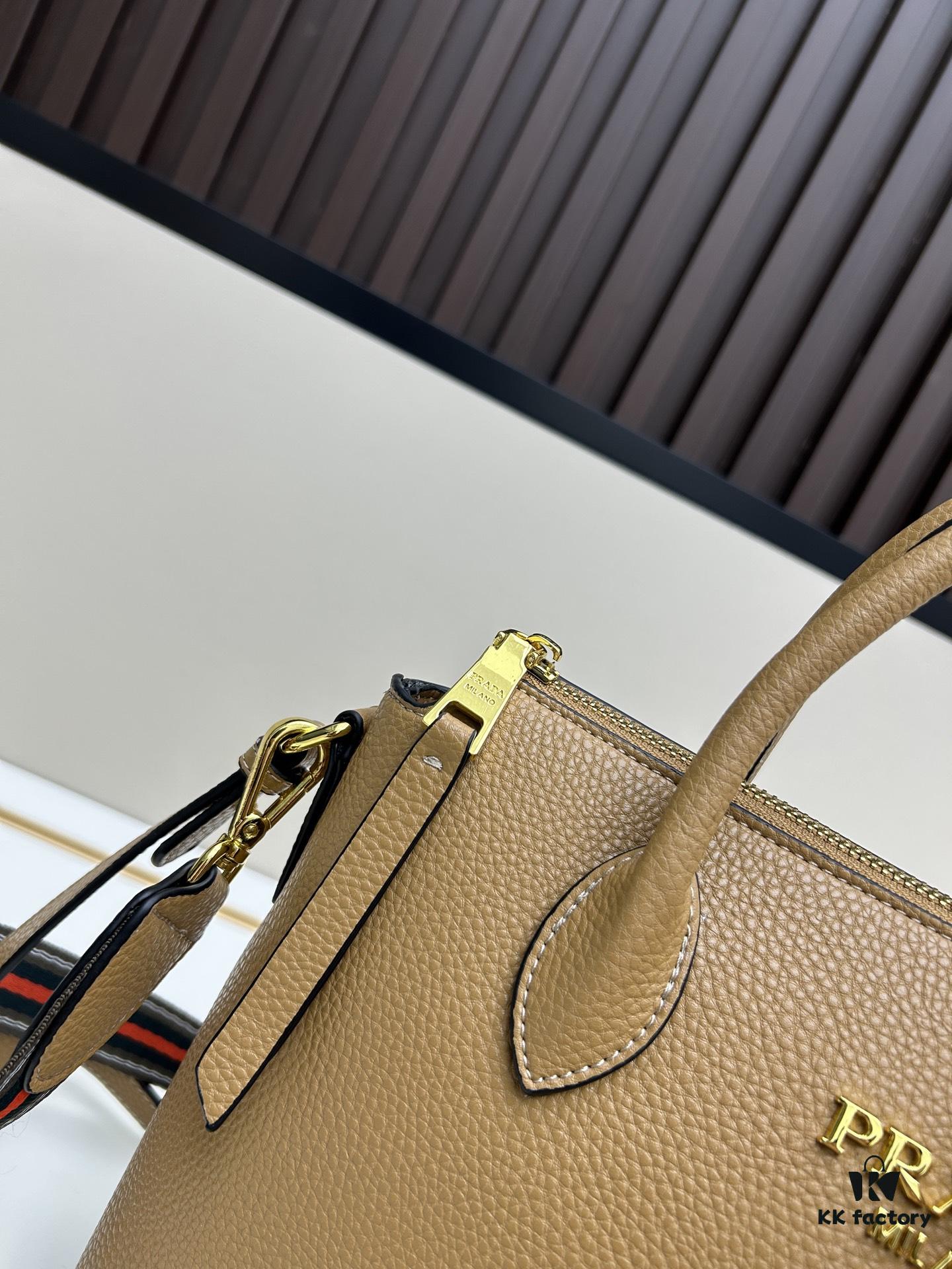 PRADA Classic Reissue Leather Tote with Detachable Shoulder Straps
