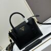 6930b9076e68136f4d9ae4a1 PRADA 1BA157 Classic Reissue 🔥 Calfskin Leather Bag with Dual Shoulder Straps 💋 Double Top Handles Removable Adjustable Leather Strap Removable Adjustable Colorful Fabric Strap Gold-Tone Hardware Engraved Metal Logo Zip Closure Two Interior Pockets Jacquard PRADA Logo Lining