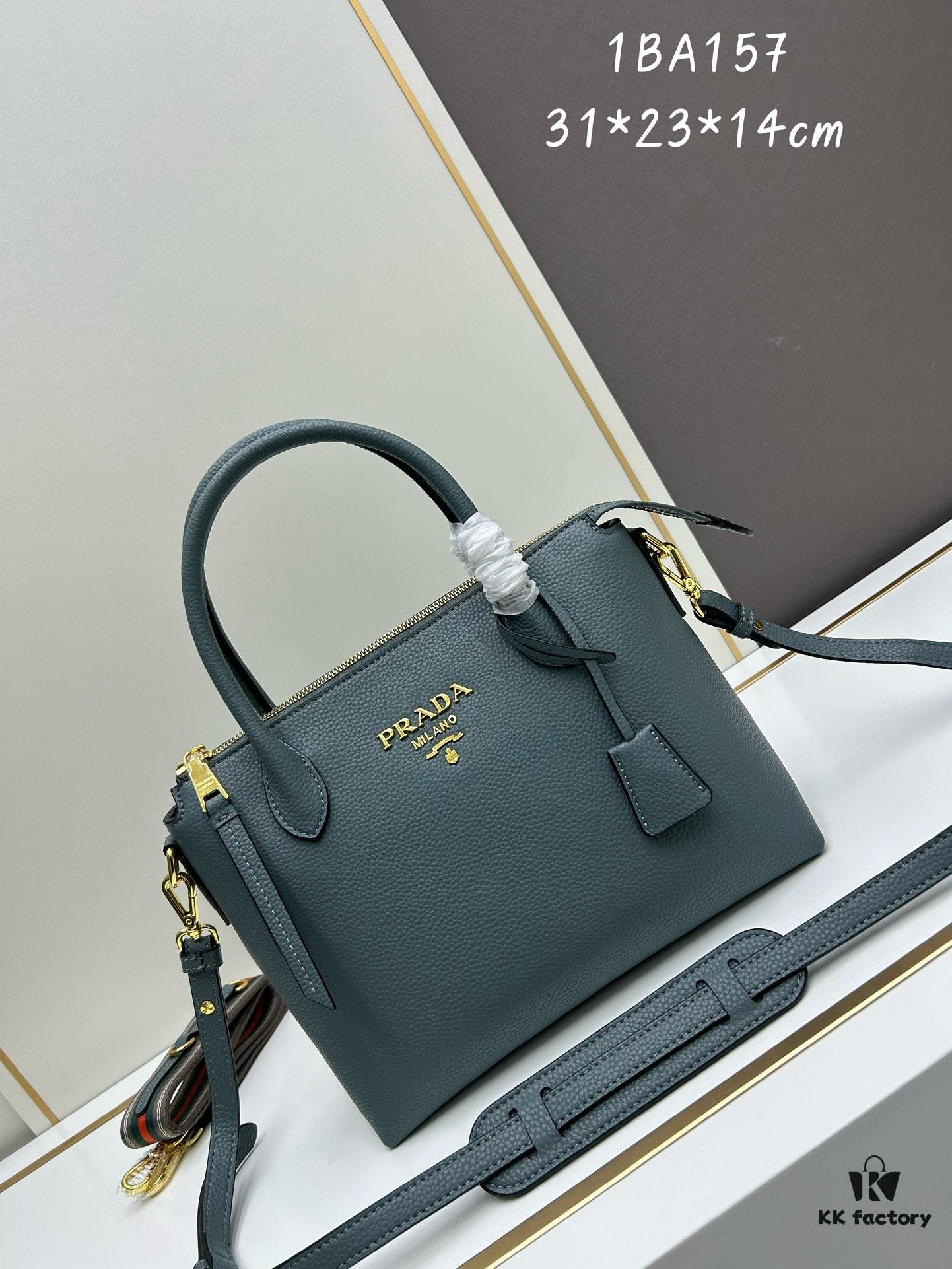 6930b90e6e68136f4d9ae4aa PRADA Classic Reissue Leather Bag with Double Handles and Detachable Adjustable Straps