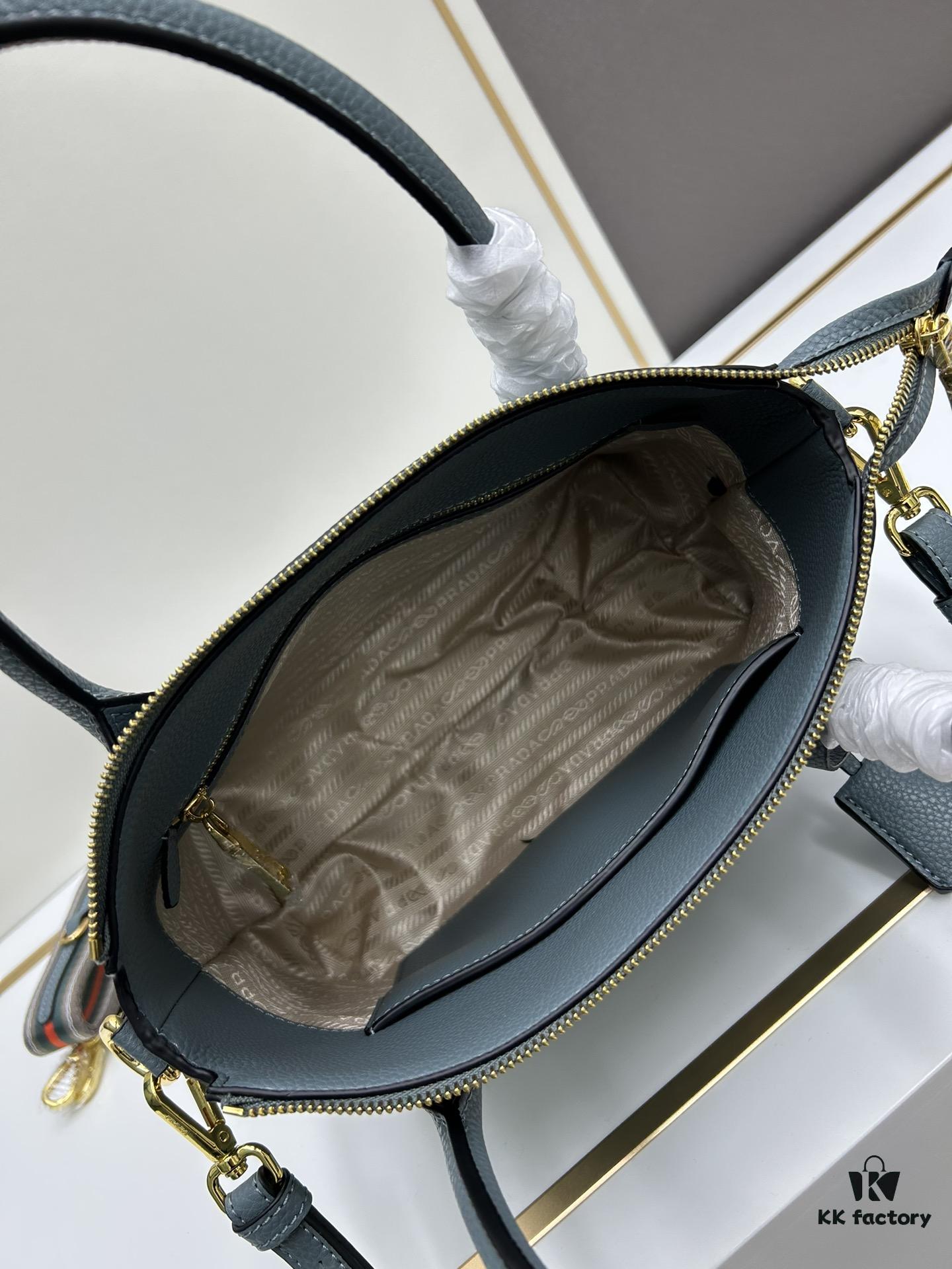 6930b9106e68136f4d9ae4b1 PRADA Classic Reissue Leather Bag with Double Handles and Detachable Adjustable Straps