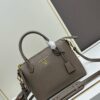 6930b9106e68136f4d9ae4b3 PRADA Classic Reissue Leather Tote with Detachable Shoulder Straps