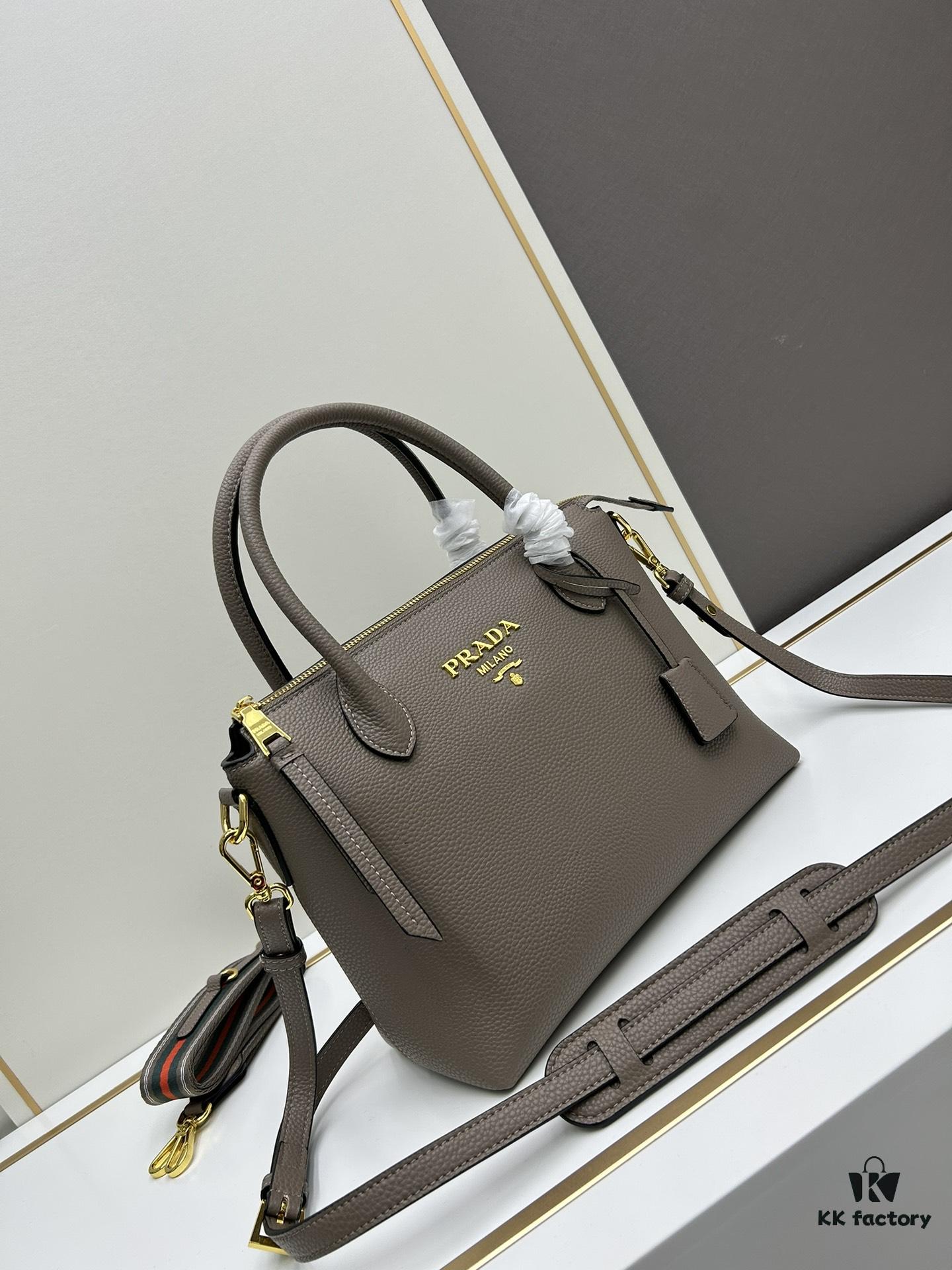 6930b9136e68136f4d9ae4b4 PRADA Classic Reissue Leather Tote with Detachable Shoulder Straps