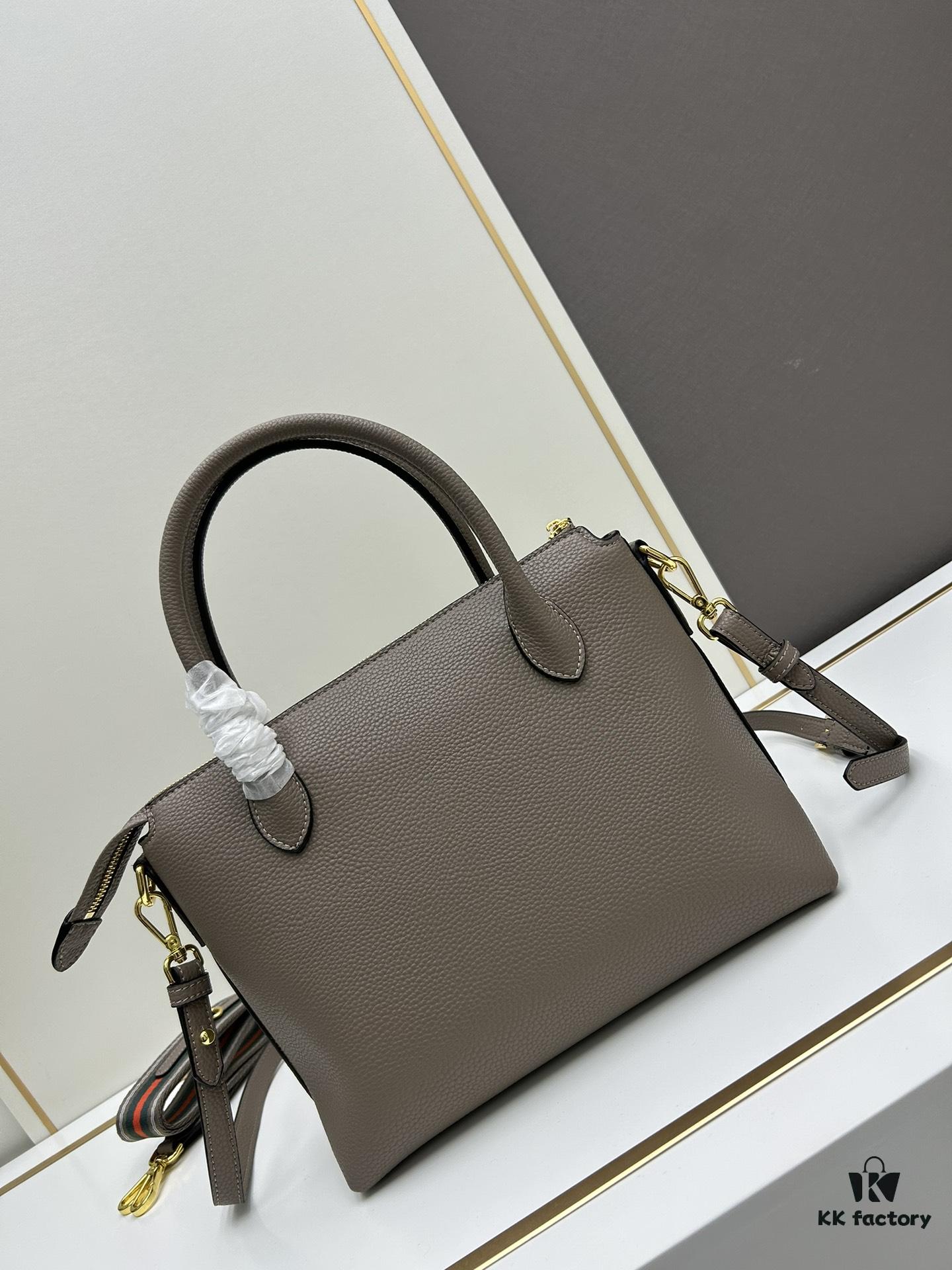 6930b9146e68136f4d9ae4b5 PRADA Classic Reissue Leather Tote with Detachable Shoulder Straps