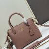 PRADA Classic Reissue Leather Tote with Detachable Shoulder Straps