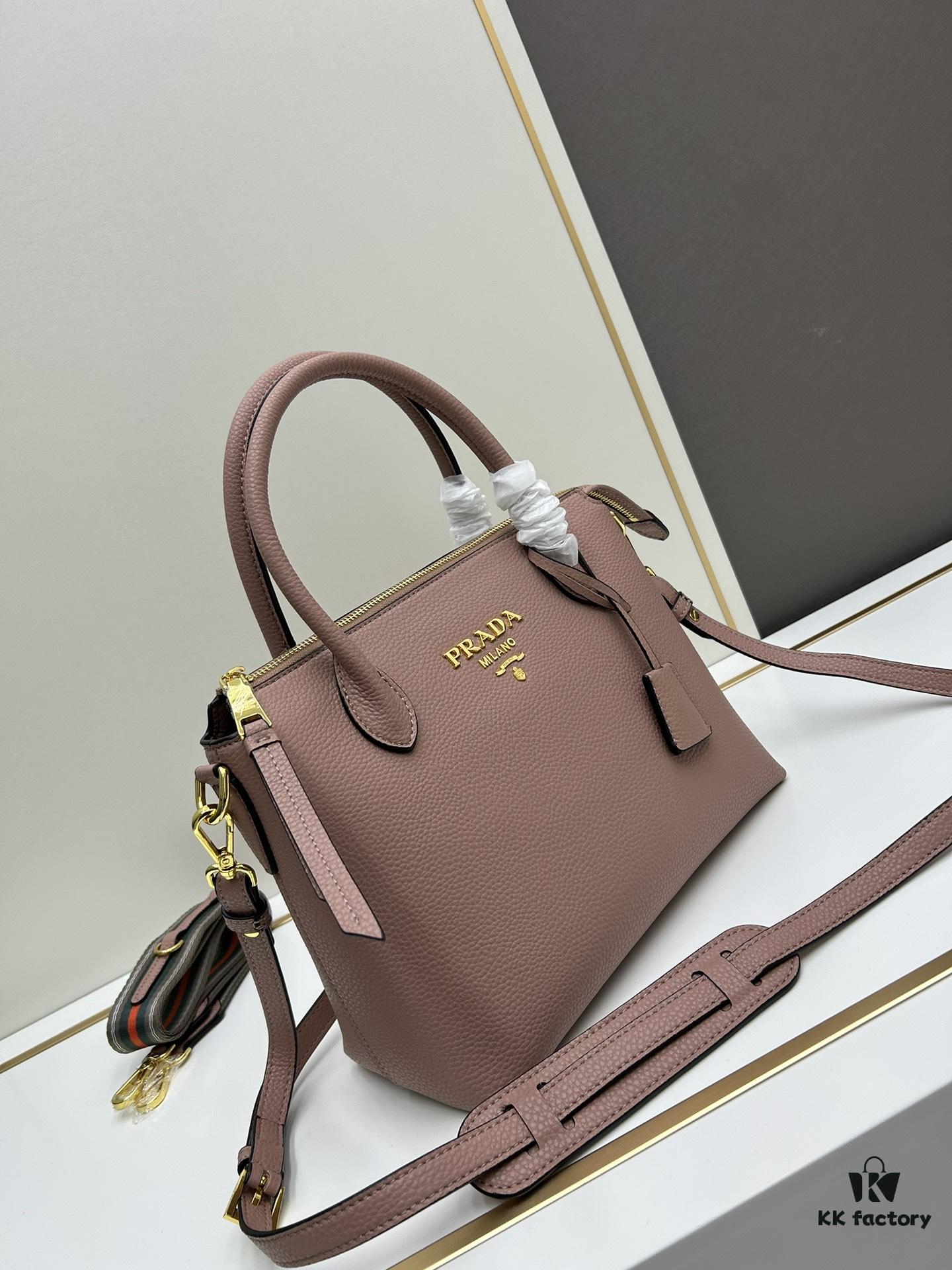 PRADA Classic Reissue Leather Tote with Detachable Shoulder Straps