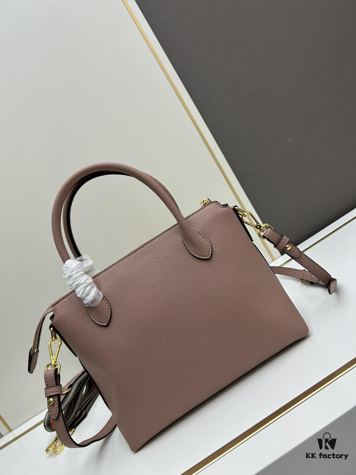 PRADA Classic Reissue Leather Tote with Detachable Shoulder Straps
