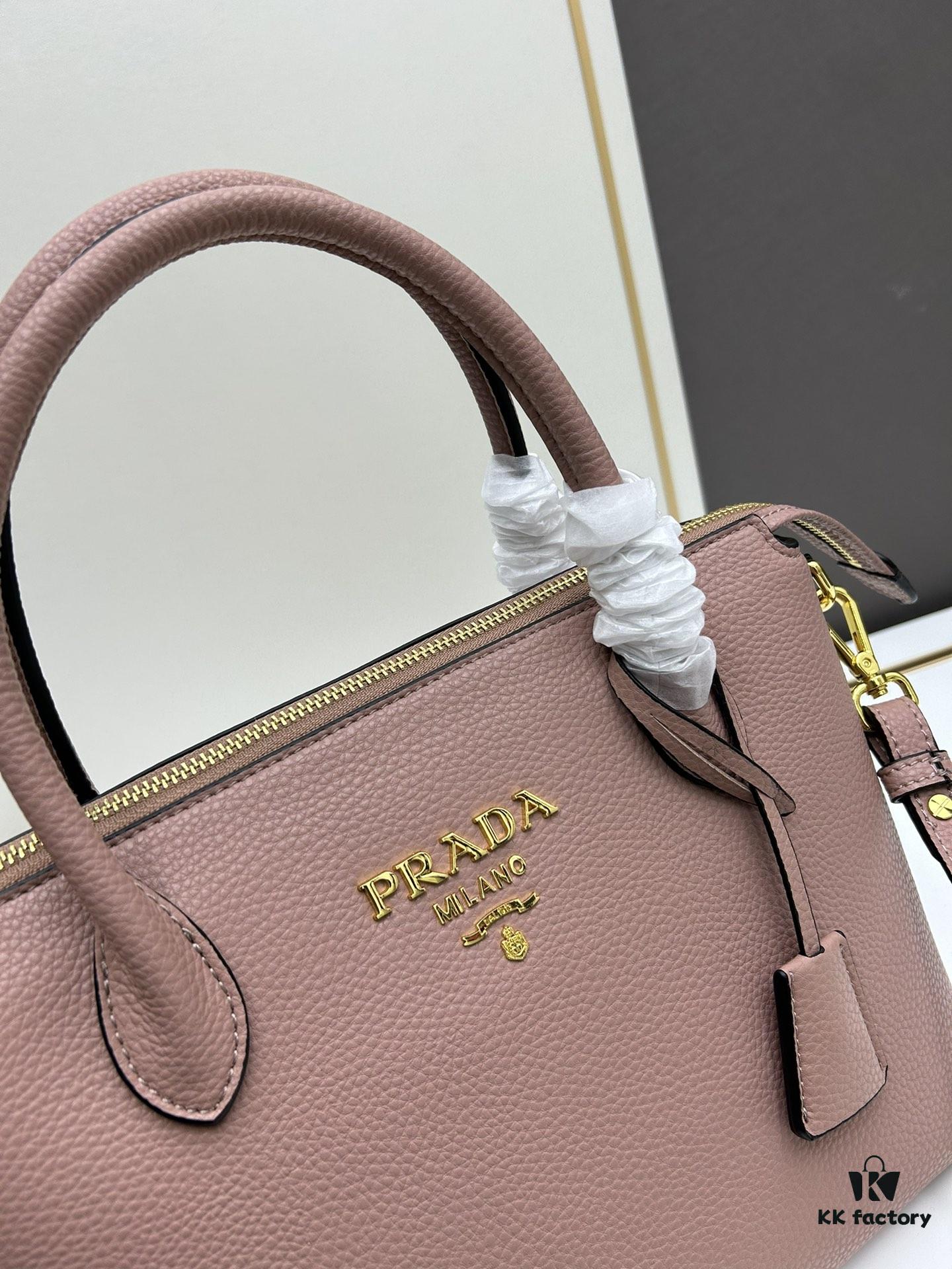 PRADA Classic Reissue Leather Tote with Detachable Shoulder Straps