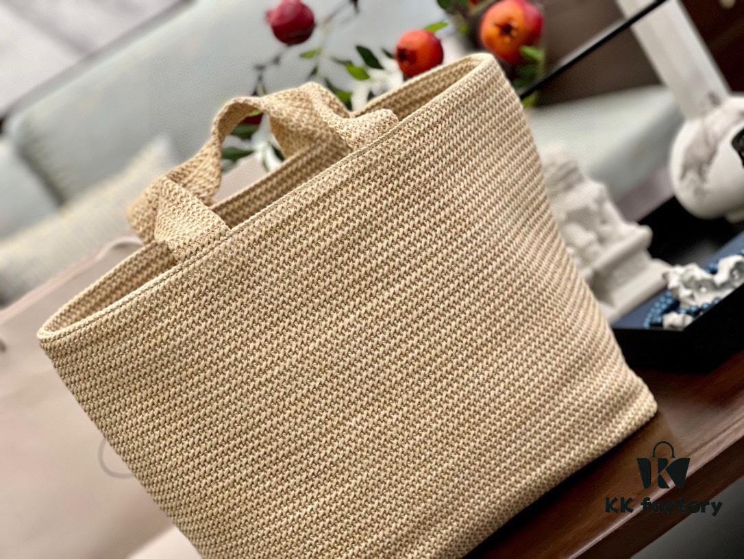 6930b9286e68136f4d9ae4d5 Prada Rattan Woven Bag in Black, Beige, Pink, Blue - Vacation Style Cute Handbag with Triangular Logo