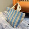 6930b92e6e68136f4d9ae4df Prada Woven Straw Letter Bag in Black, Beige, Pink, Blue - Vacation Style Cute Handheld Bag with Triangular Logo
