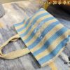 6930b92f6e68136f4d9ae4e0 Prada Woven Straw Letter Bag in Black, Beige, Pink, Blue - Vacation Style Cute Handheld Bag with Triangular Logo