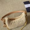 Prada Triple-Function Rattan Hobo Bag
