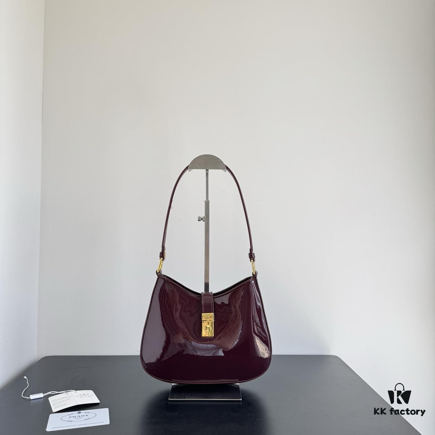 Prada Patent Leather Crossbody Bag