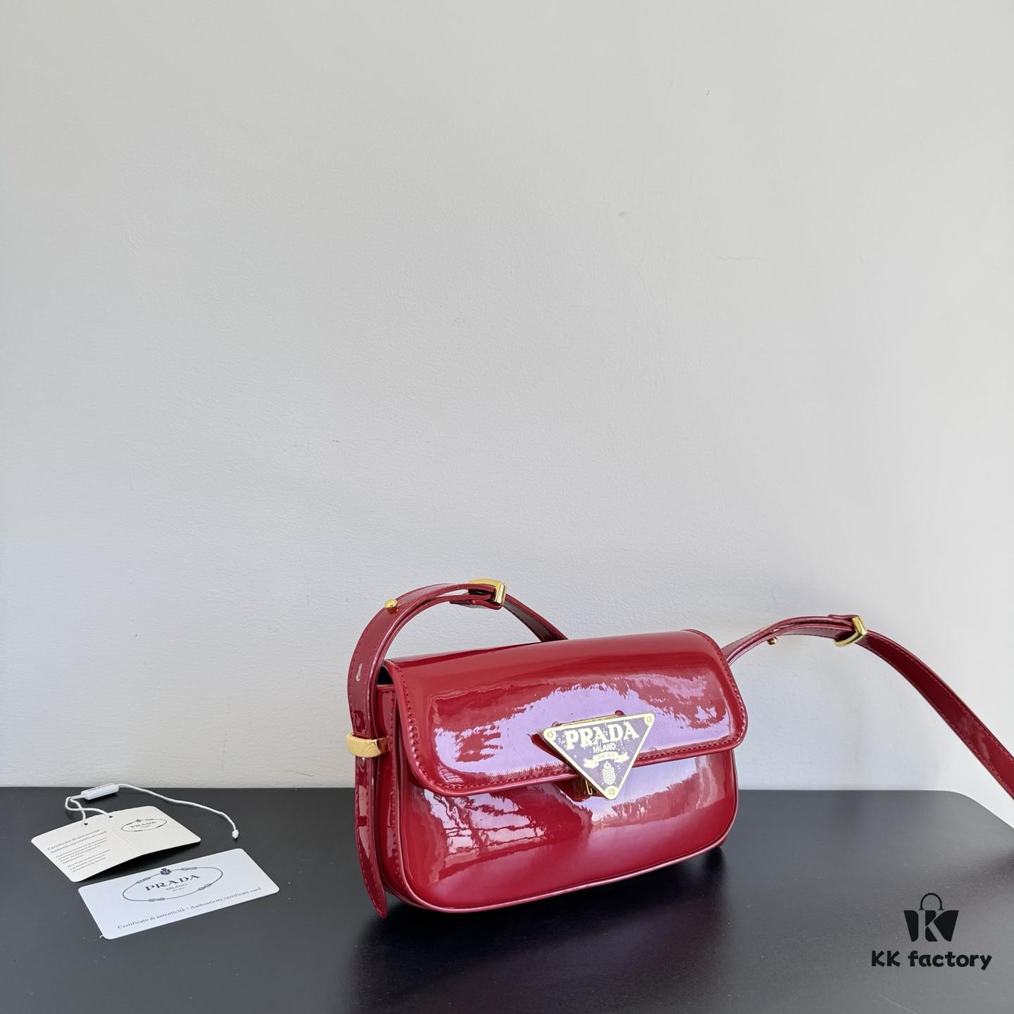 Prada Patent Leather Crossbody Bag