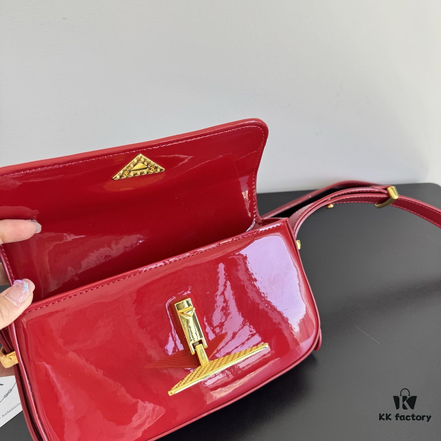 Prada Patent Leather Crossbody Bag