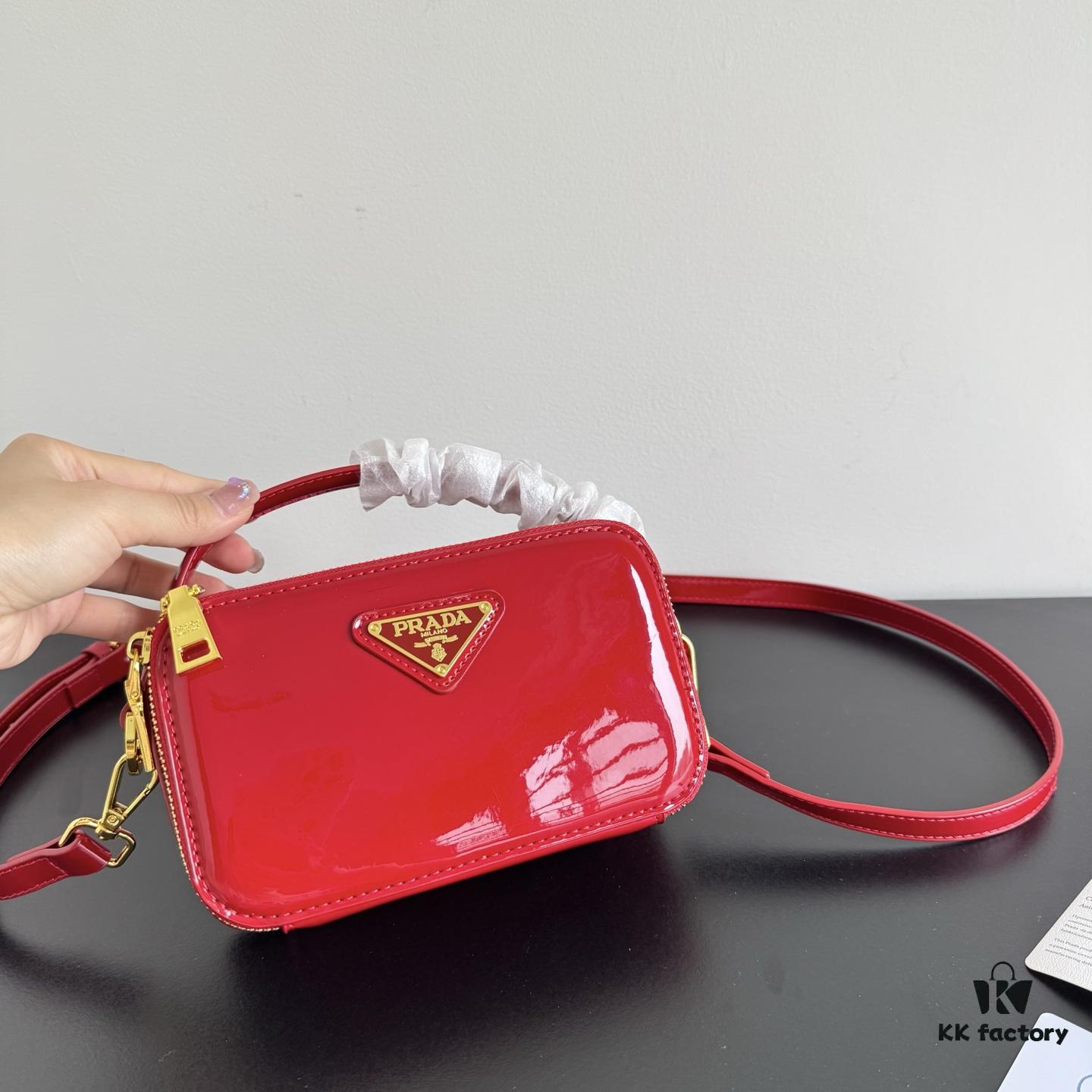 Prada Patent Leather Crossbody Bag