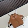 6930b95f6e68136f4d9ae52d Prada New Arrival, Calfskin Leather with Pebbled Texture, Comes with Two Straps - One Leather and One Colorful Woven Strap, Stylish and Versatile for Handheld or Crossbody Wear