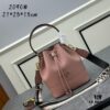 6930b9606e68136f4d9ae52e Prada New Arrival, Calfskin Leather with Pebbled Texture, Comes with Two Straps - One Leather and One Colorful Woven Strap, Stylish and Versatile for Handheld or Crossbody Wear