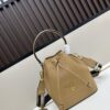 6930b9606e68136f4d9ae530 Prada New Arrival, Calfskin with Lychee Texture, Dual Strap Design, Leather and Colorful Woven Strap, Stylish and Practical Top Handle Crossbody Bag