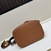 6930b9666e68136f4d9ae534 Prada New Arrival, Calfskin Leather with Pebbled Texture, Comes with Two Shoulder Straps – One Leather Strap and One Colorful Woven Strap for Stylish Versatility