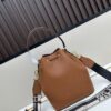 6930b9676e68136f4d9ae53a Prada New Arrival, Calfskin Leather with Pebbled Texture, Comes with Two Shoulder Straps – One Leather Strap and One Colorful Woven Strap for Stylish Versatility